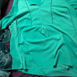 Vibrant Green Blouse